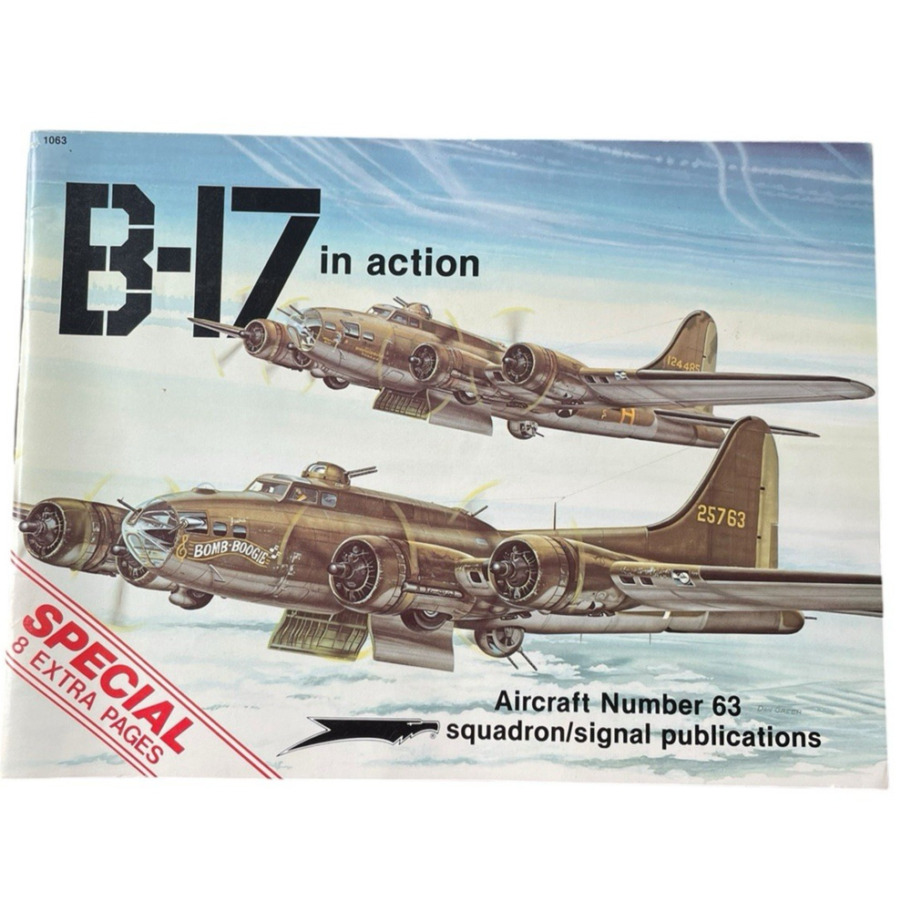 B-17 Aircraft Bombers In Action Military Larry‎ Davis illustrated Don Greer 1984